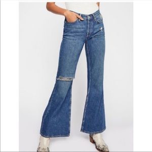 We The Free Free People Crop Flare Jeans